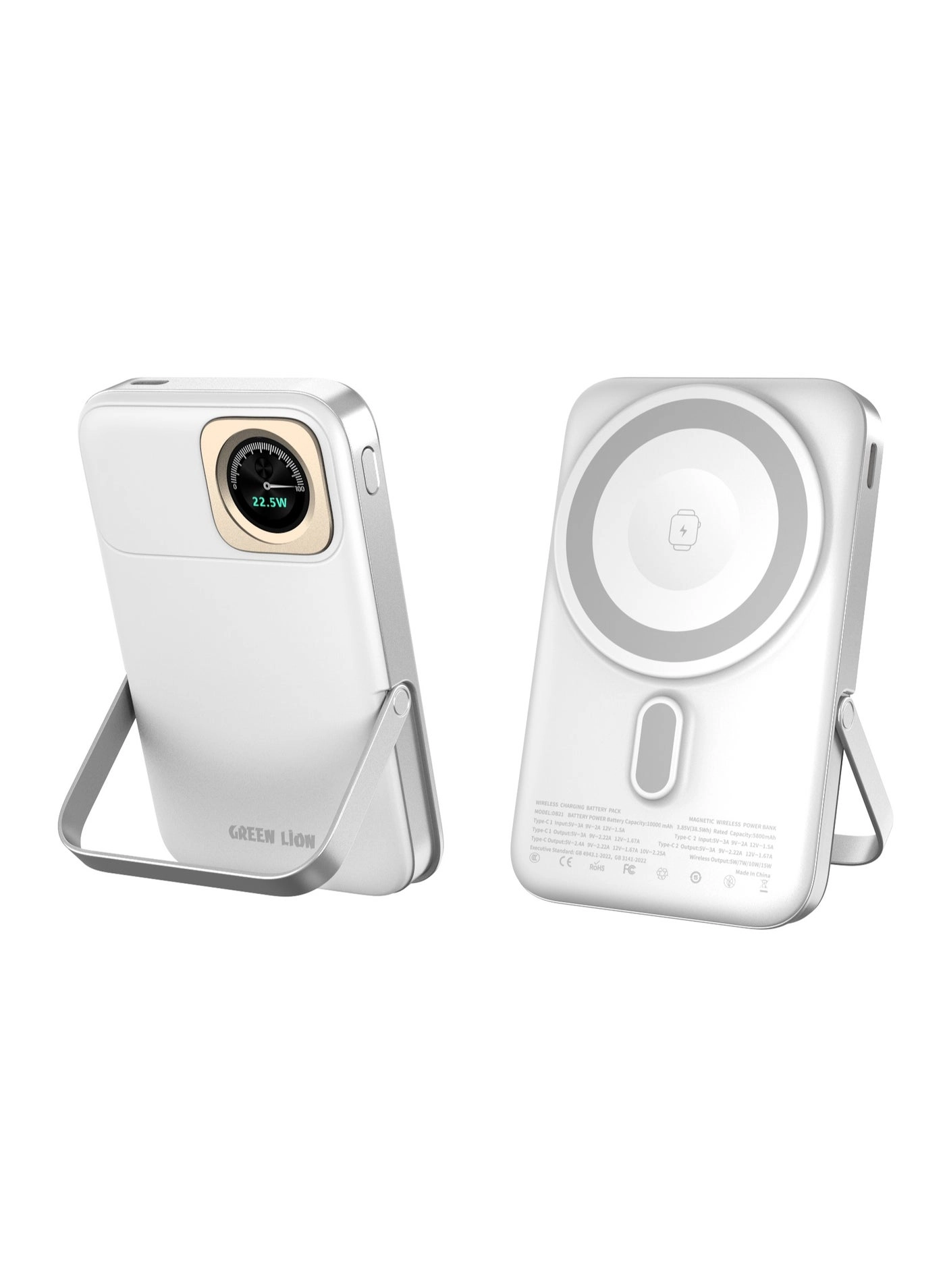 Mag Vision - 10000 mAh 22.5 W Fast charging Wireless charging