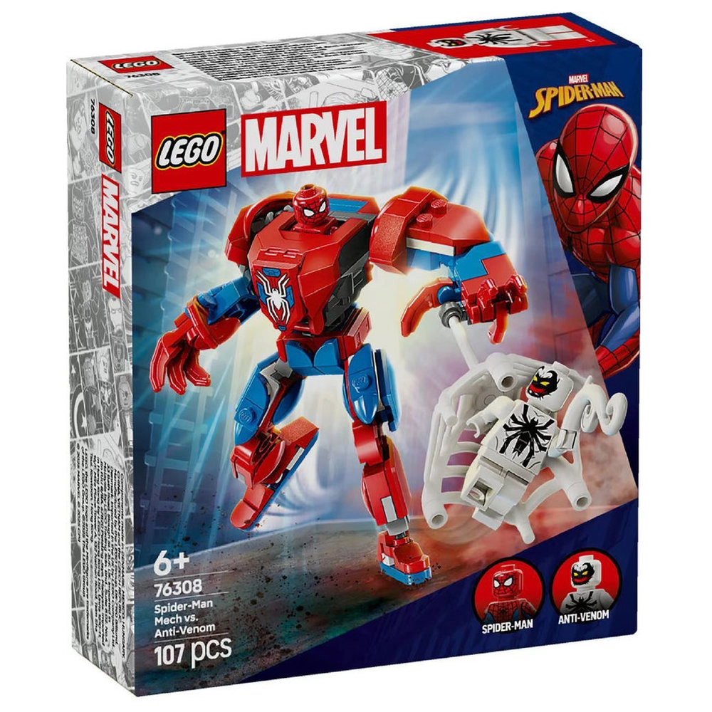 LEGO Spider-Man Mech vs. Anti-Venom - 2 Minifigures 6+