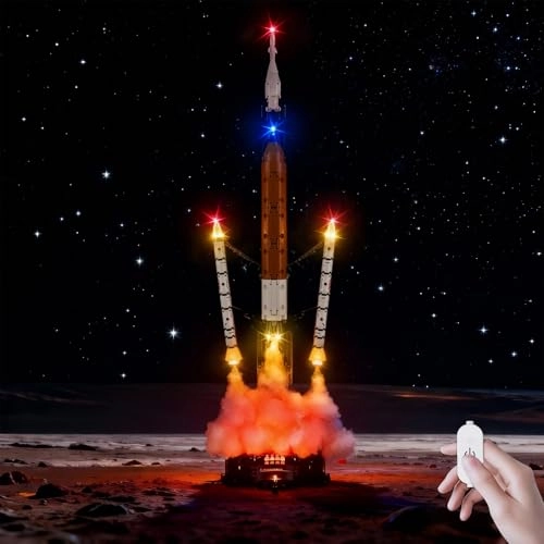 Light Compatible with Lego NASA Artemis Space Launch System Rocket 42221 - Touch version LED