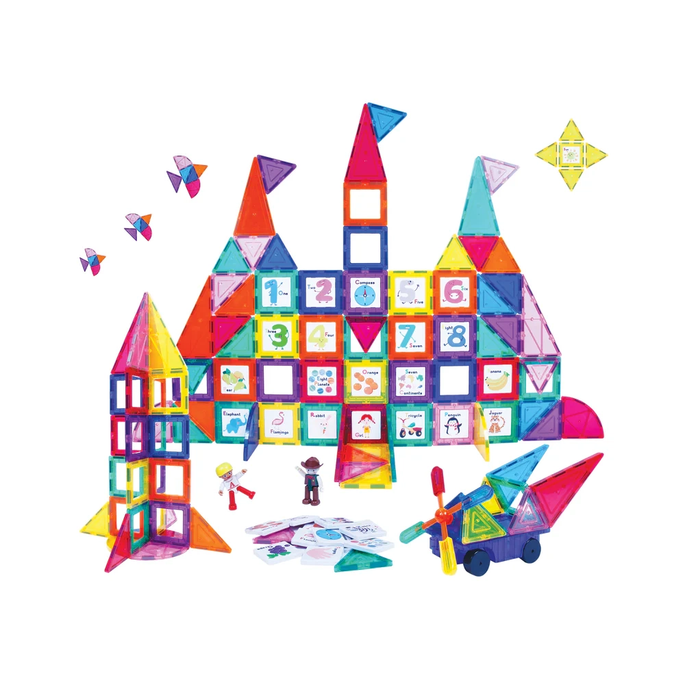 Magnetic Tiles - 121 pcs