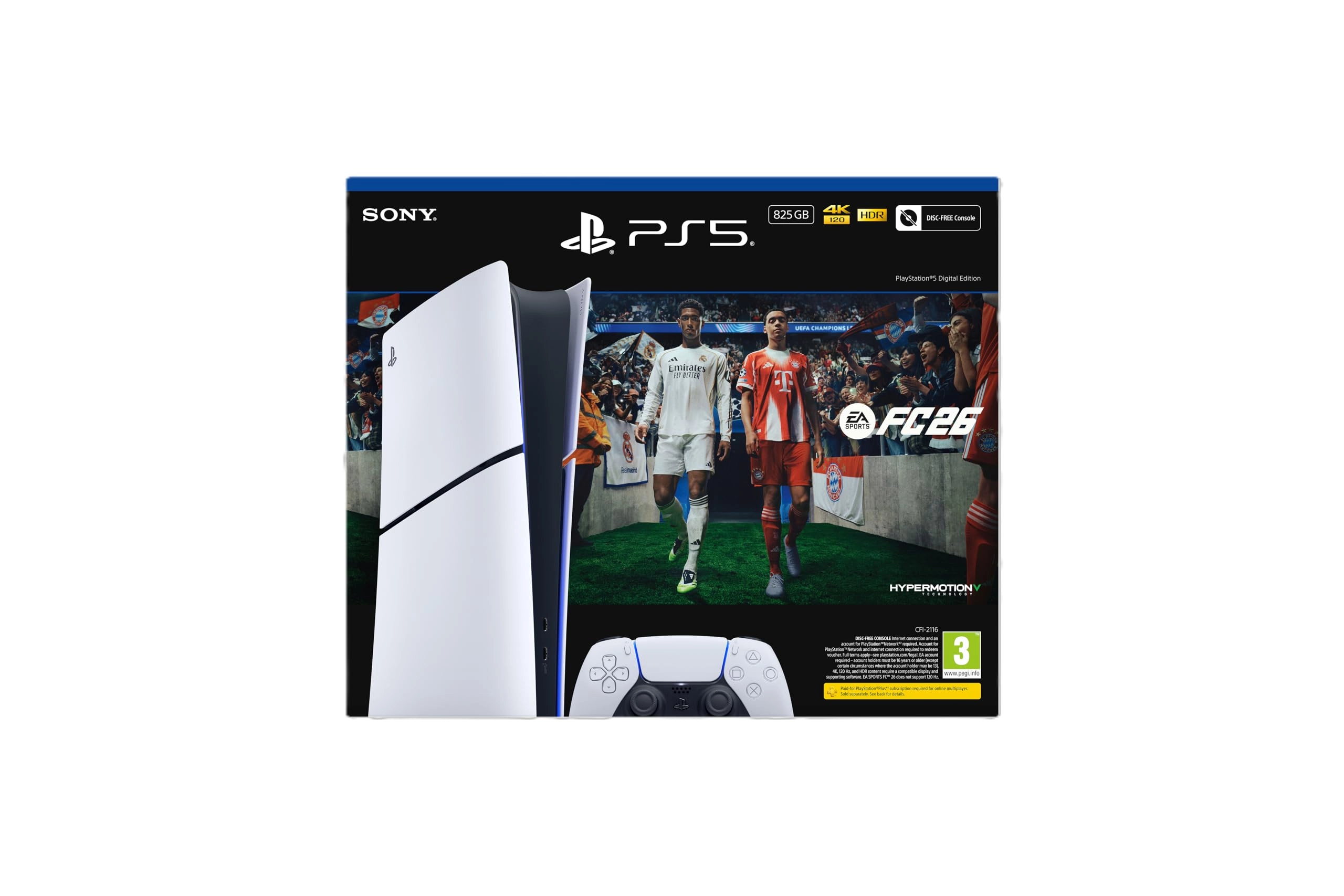 Playstation 5 Digital Edition - 825GB + EA SPORTS FC 26