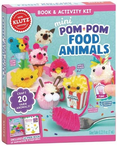 Scholastic US Mini Pom-Pom Food Animals - 28 pcs