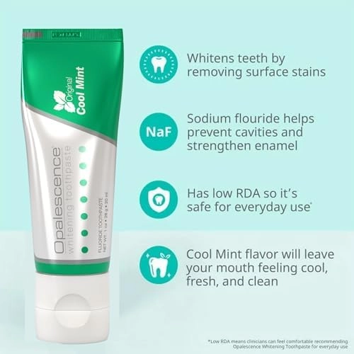 Whitening Cool Mint Flouride Toothpaste 1oz (2pack)