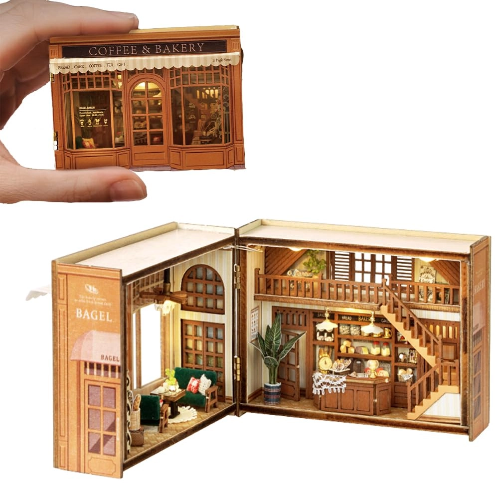 Miniature Wooden Dollhouse Furniture Kit - Creative Room 1:24