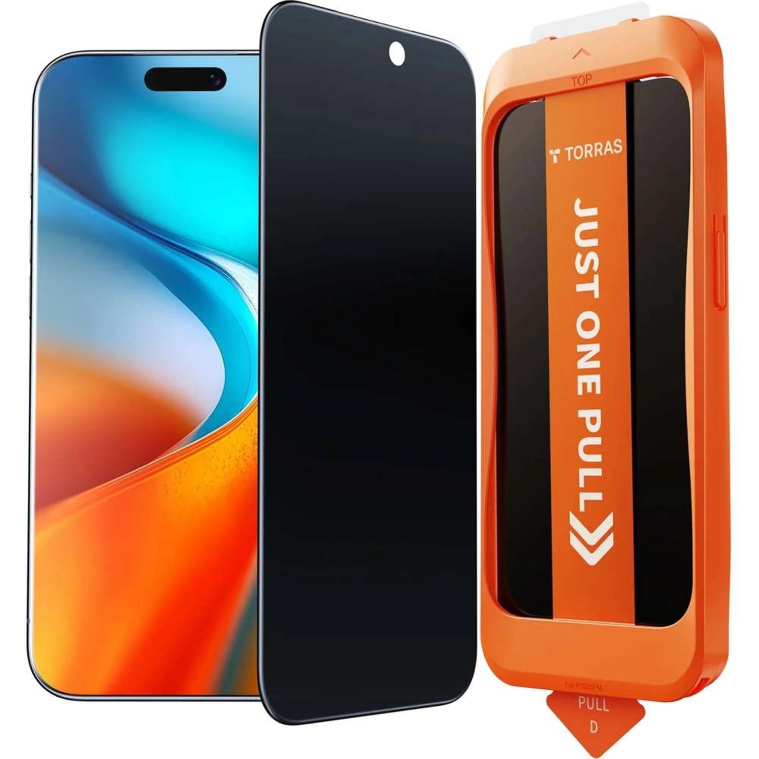 Torras Privacy Tempered Glass Screen Protector for iPhone 17 Pro Max