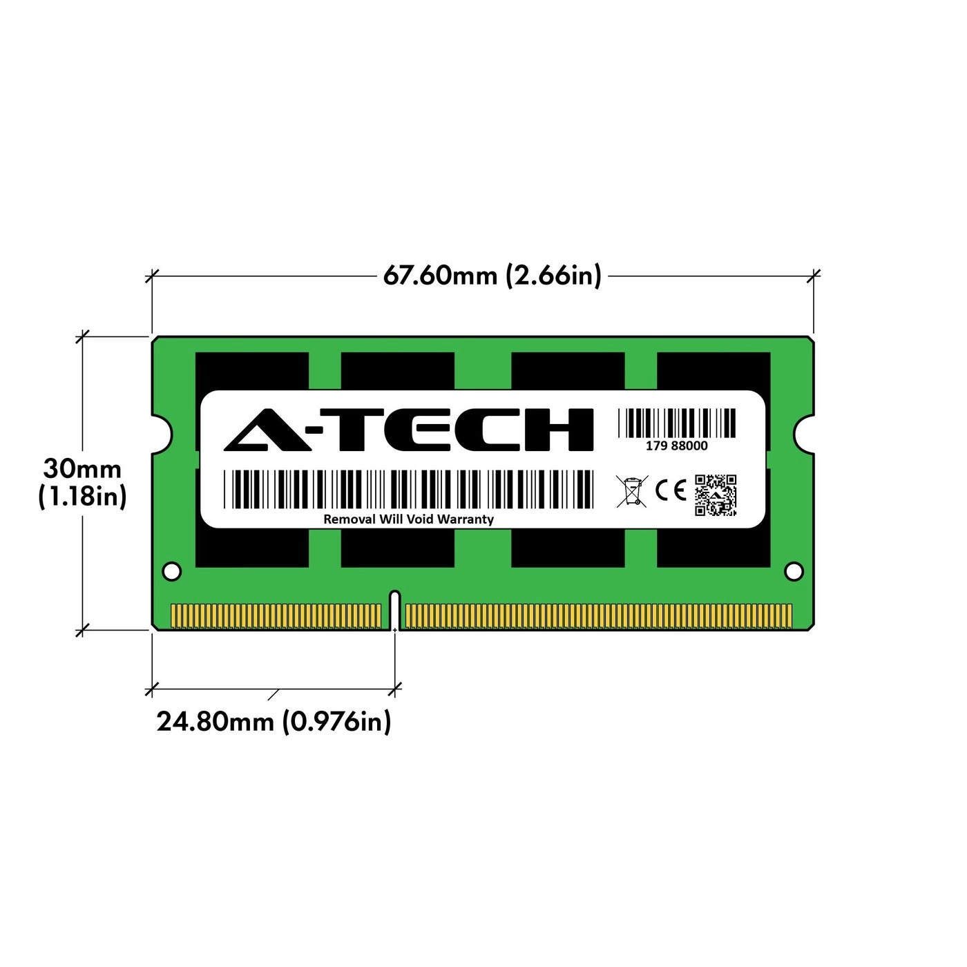 CT51264BF160B - 4GB 1600MHz SODIMM DDR3/DDR3L