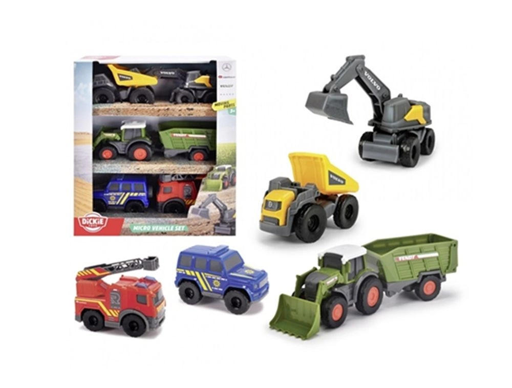 Dickie Die Cast vehicles - 5 pcs