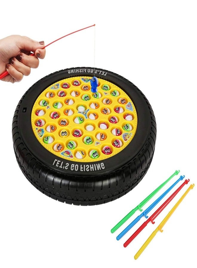 KIPA GAMING Fish Catching Game - 45 Fishes 4 Catching Sticks - 2-9 years