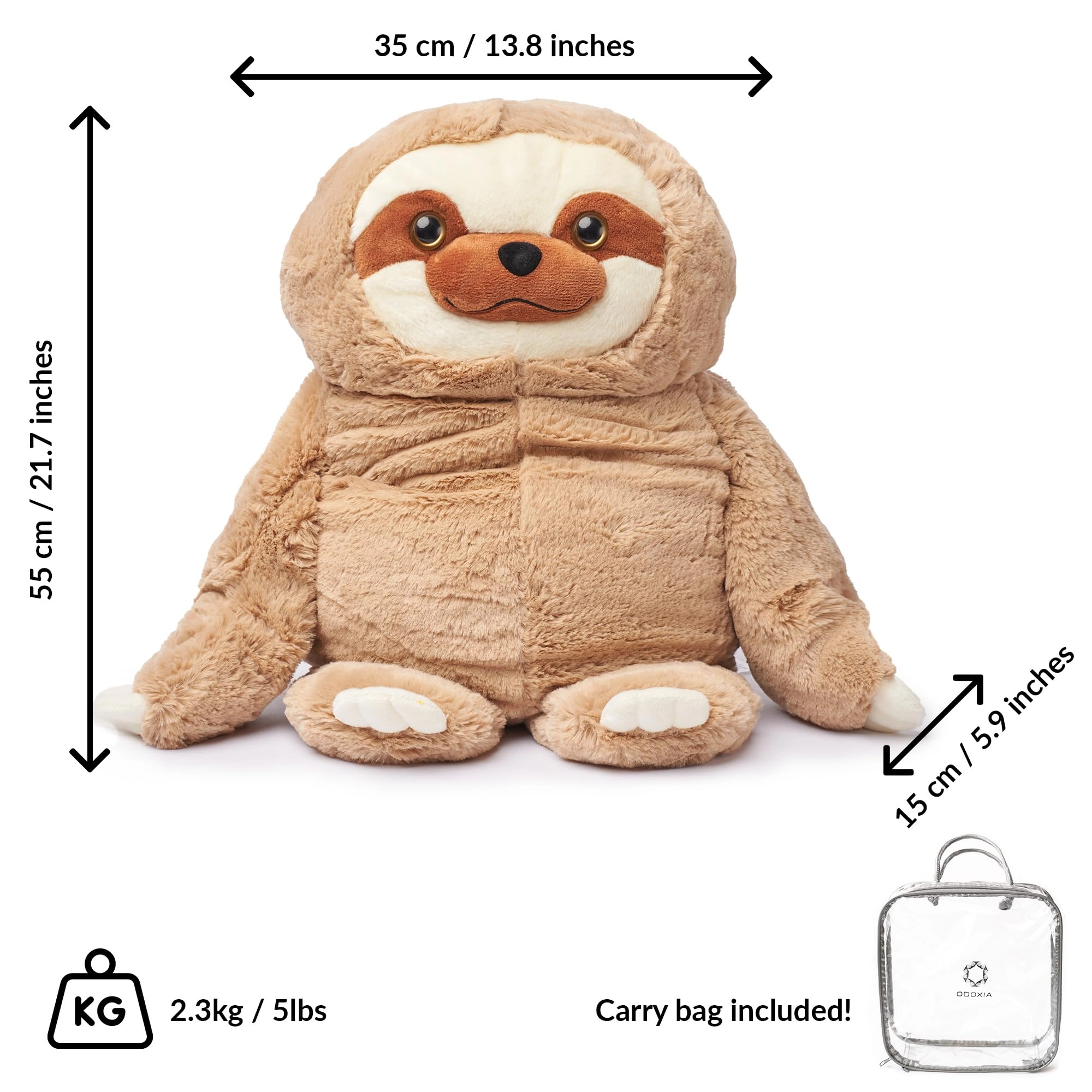 Sloth 1 53.1 cm Weighted Plush