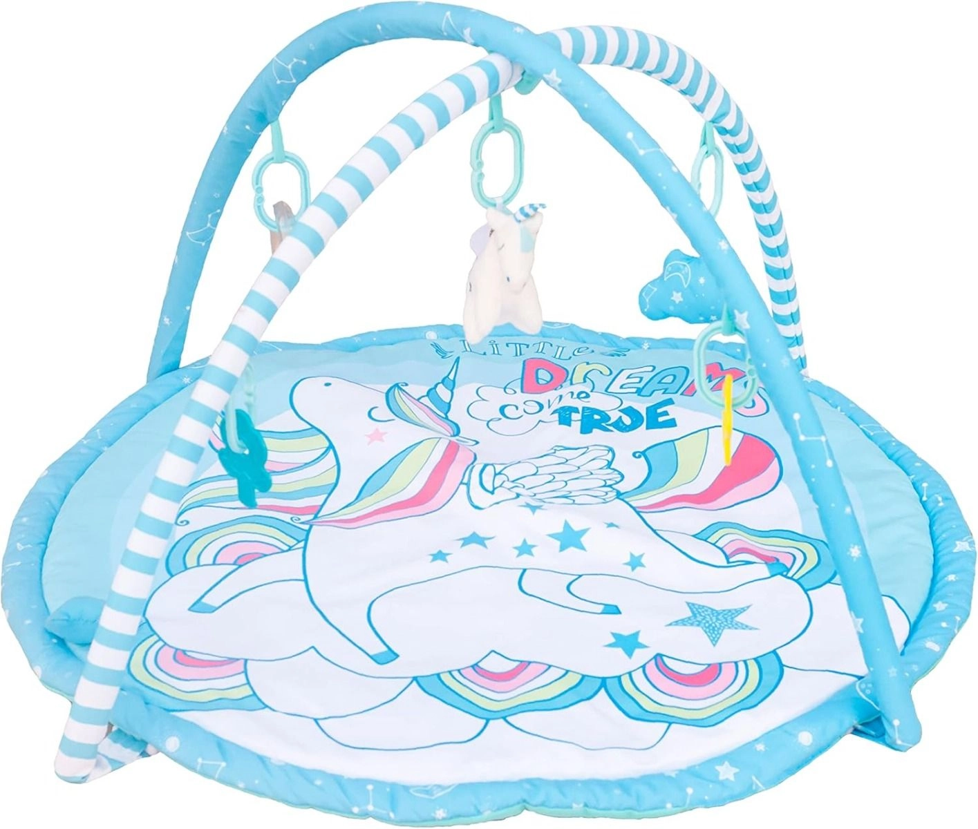 Perky Baby Playmat & Activity Gym - Unicorn 0 month