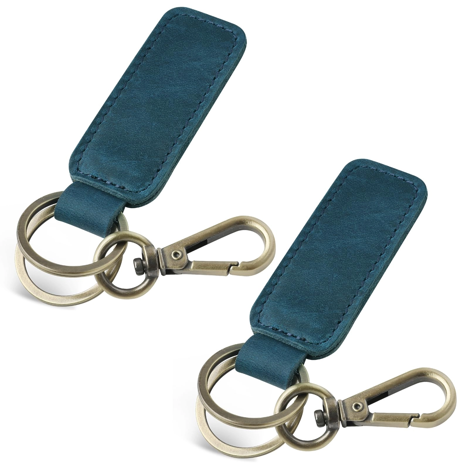 Leather Keychain - Car