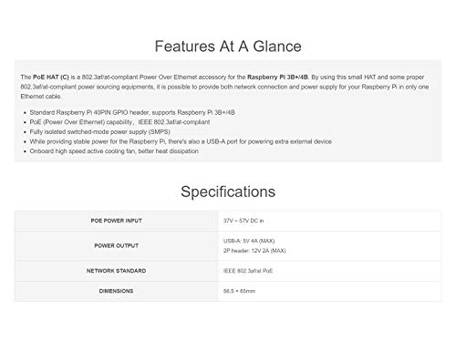 PoE HAT (C) - 802.3af/at