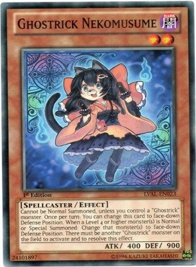 Yu-Gi-Oh! Ghostrick Nekomusume LVAL-EN023