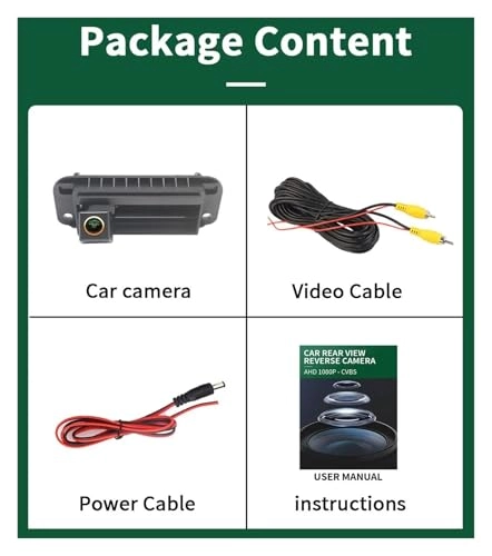 Rear View Parking Camera - Night Vision Wire