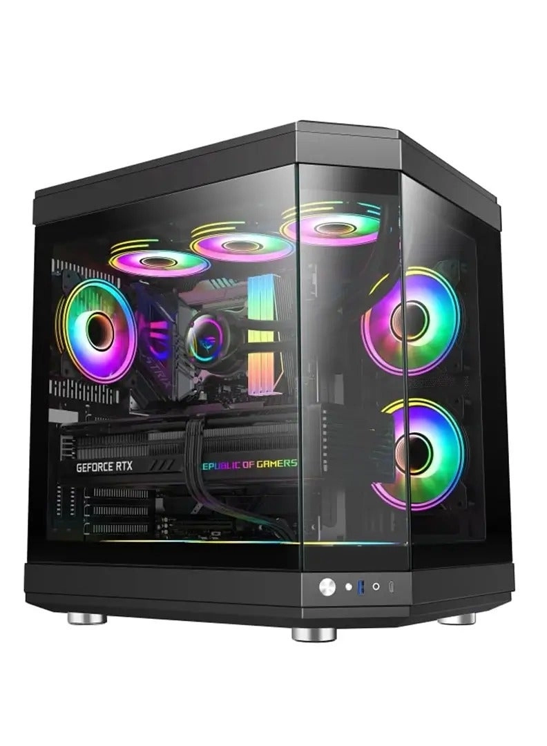 Truenort LC-1000 BK - Side window ATX