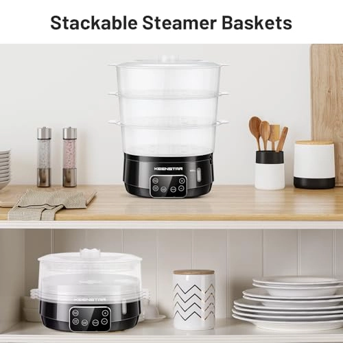 Electric Food Steamer - 13.7 Quarts