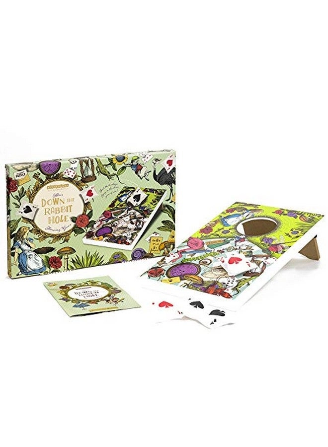 Down The Rabbit Hole - Alice in Wonderland Corn Hole Game
