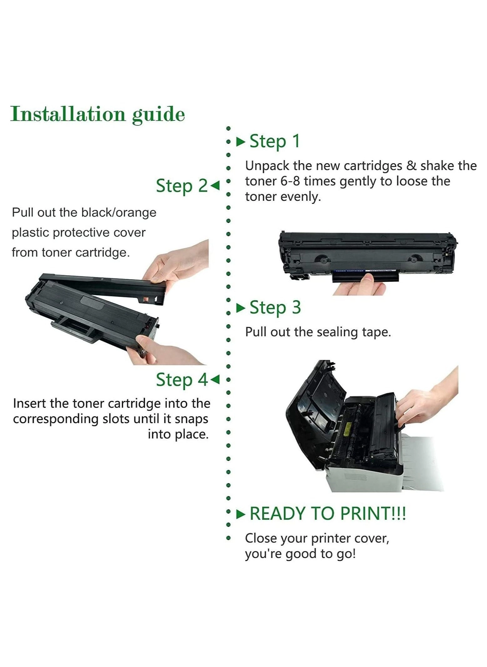 207AX W2210A - High Capacity Black + 207AX W2211A - Cyan + 207AX W2212A - Yellow + 207AX W2213A - Magenta