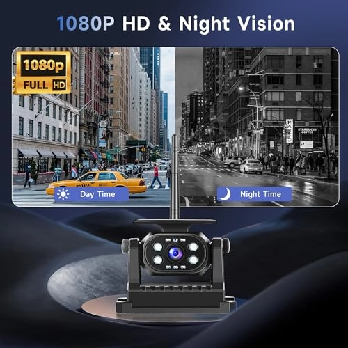 Wireless Backup Camera - Night vision WiFi 1080P