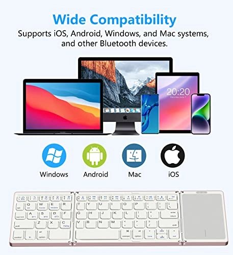 Foldable Bluetooth Keyboard - EN Wireless