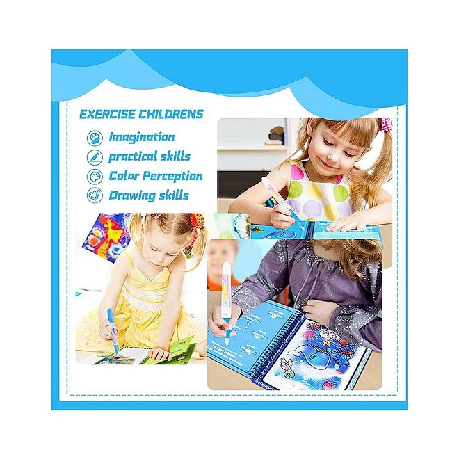 Magic Water Painting Book - 3 years+