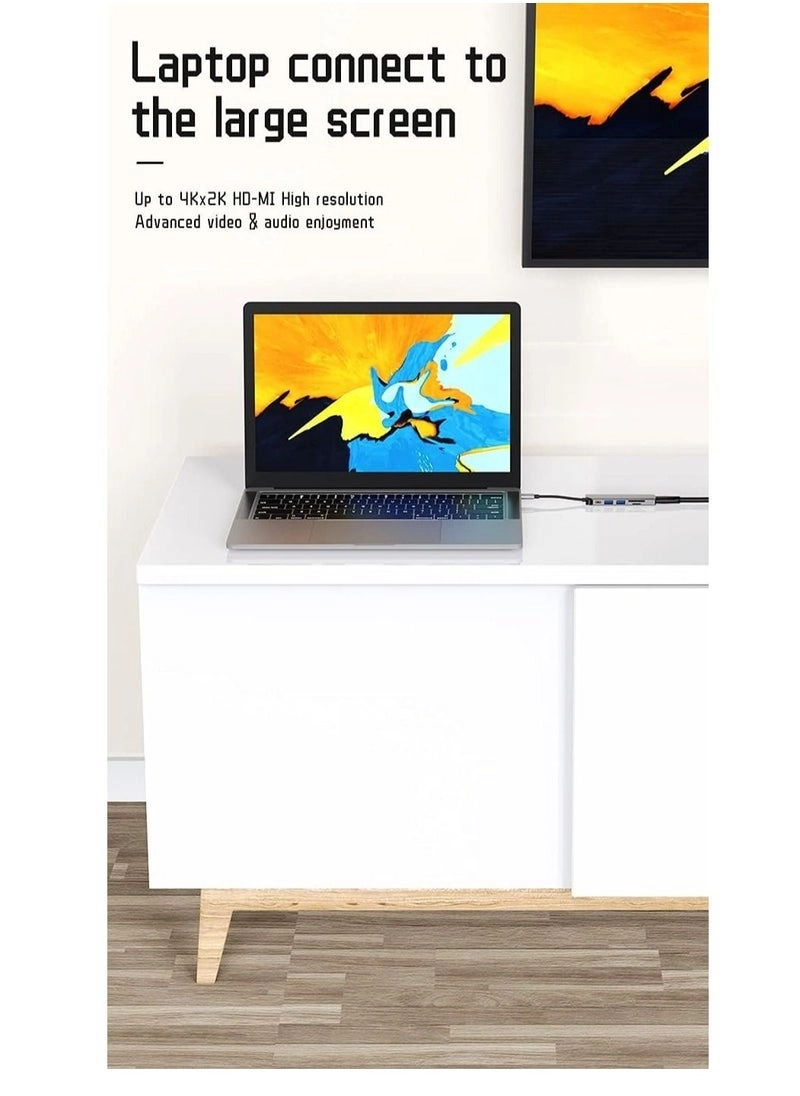 USB C Hub - 4K HDMI 100W PD