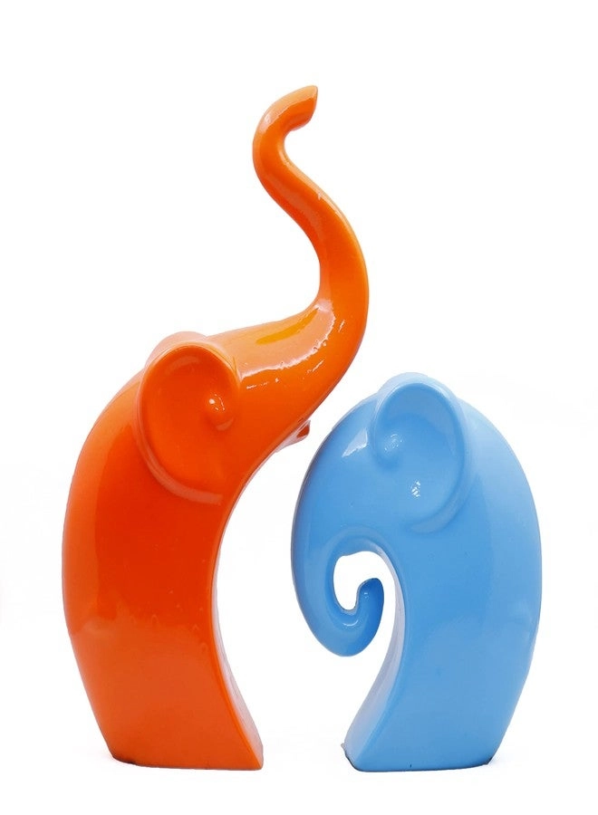 Charm Elephant Couple - Polyresin