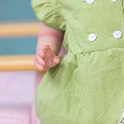 Teegan Reborn Doll - 24 Inches Black Hair Blue Eyes