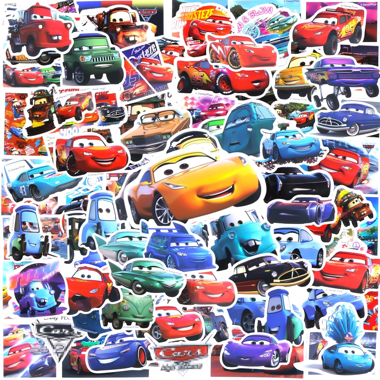 Ainvliya Racing Reusable Sticker Pad Vinyl Waterproof 100 pcs
