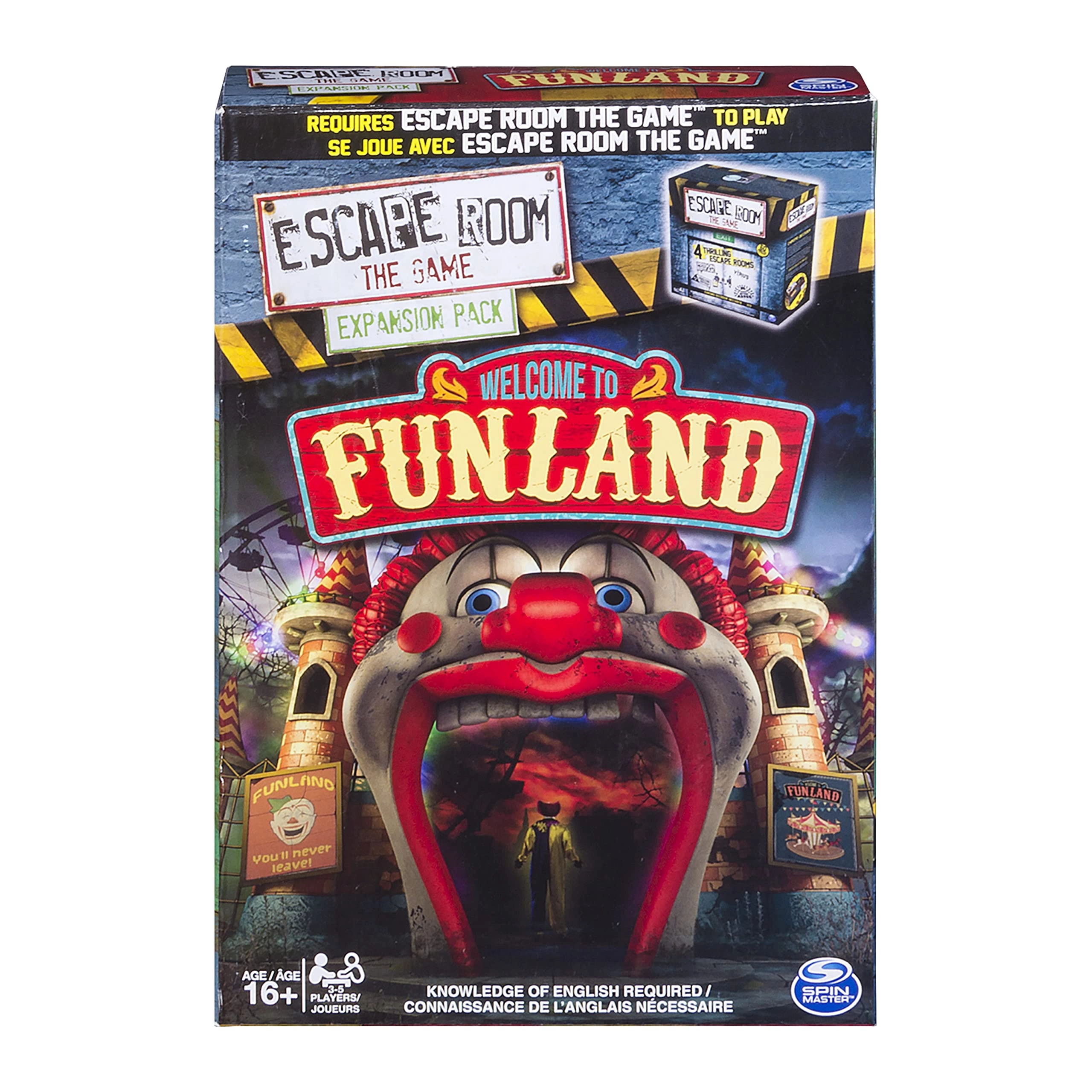 SPIN MASTER GAMES Escape Room The Game: Welcome to Funland - Expansion Pack