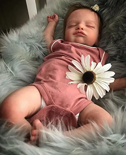 Enjoy with Love Rosalie Reborn Baby Doll - 18 inches Hand Root Hair