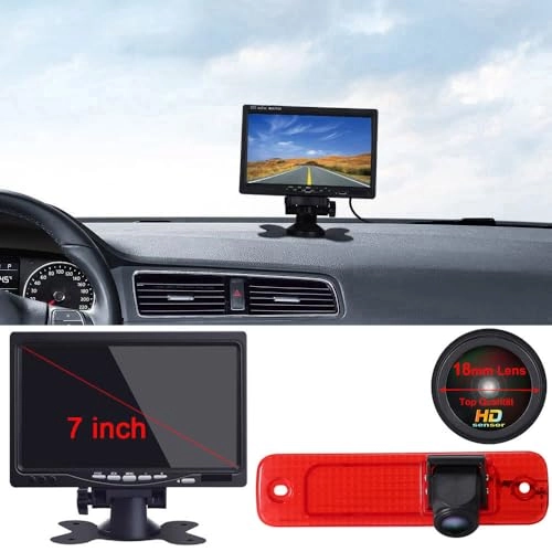 TFT LCD Monitor + Reversing Camera - Night vision 1280 x 720