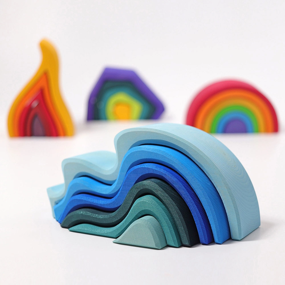 Water Waves Stacking Toy - Suitable for 1 year and above 6 pieces