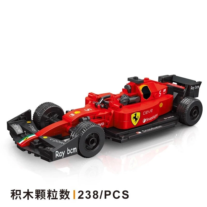 Bluejw 13014 Assembled Sports Car Model - ABS