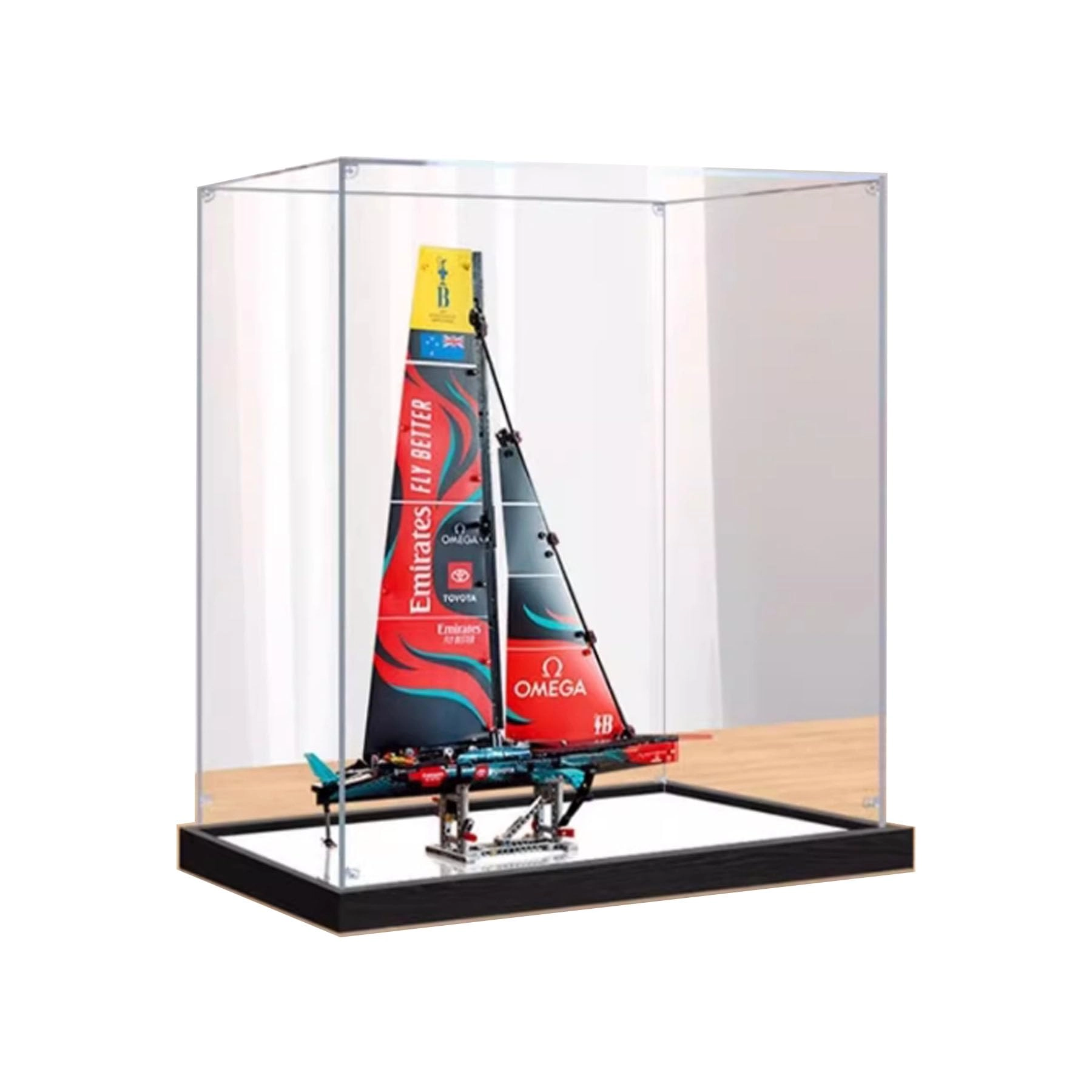 FEIRUBO Lego 42174 Monohull hydrofoil sailboat Display Case - 60x35x70cm 2mm