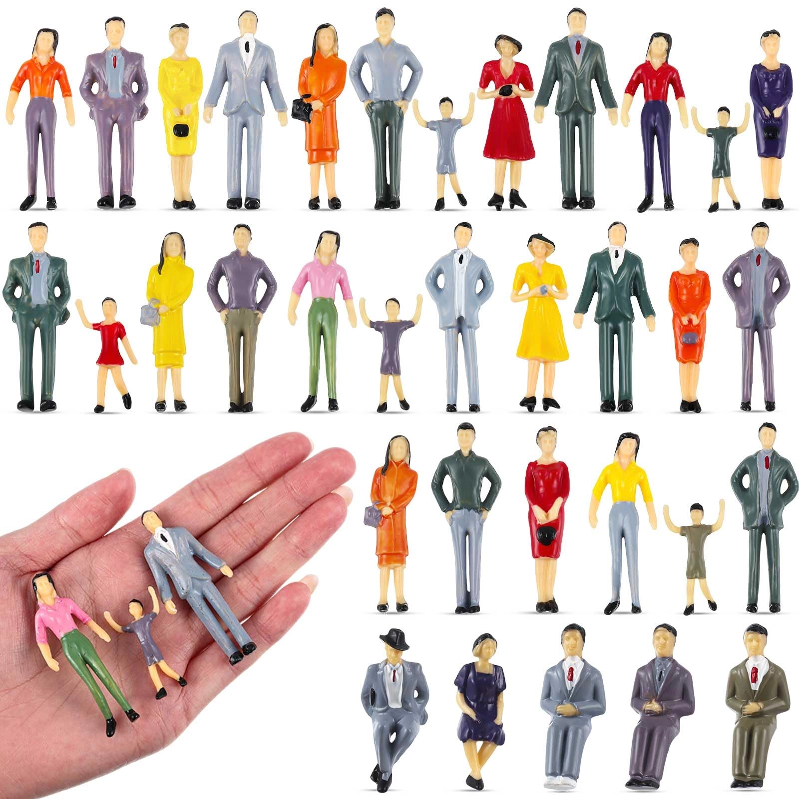 Harrycle Mini People Figurines - 30 pcs