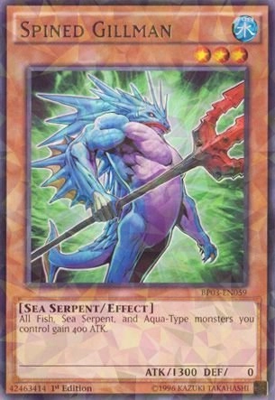 Yu-Gi-Oh! Spined Gillman BP03-EN059 - 1st Edition Shatterfoil