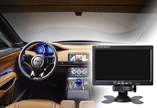 Foldable Car Monitor - 7 Inches + Car Backup Camera - Wireless Night Vision 800(H) x RGB x 480(V)