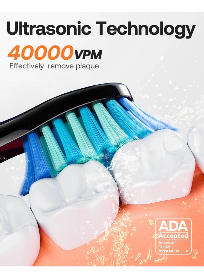 D2 - 40000 movements per minute 8 Replacement Heads 5 Modes