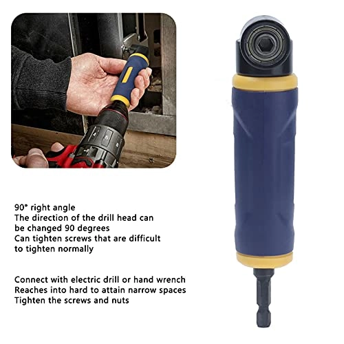 Right Angle Drill Adaptor - 90 Degree 1/4in