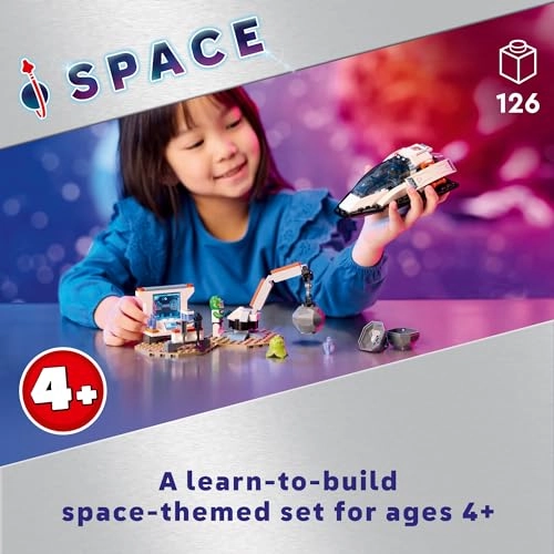 City Spaceship and Asteroid Discovery (60429) - 4+ 2 Astronaut Minifigures & Alien