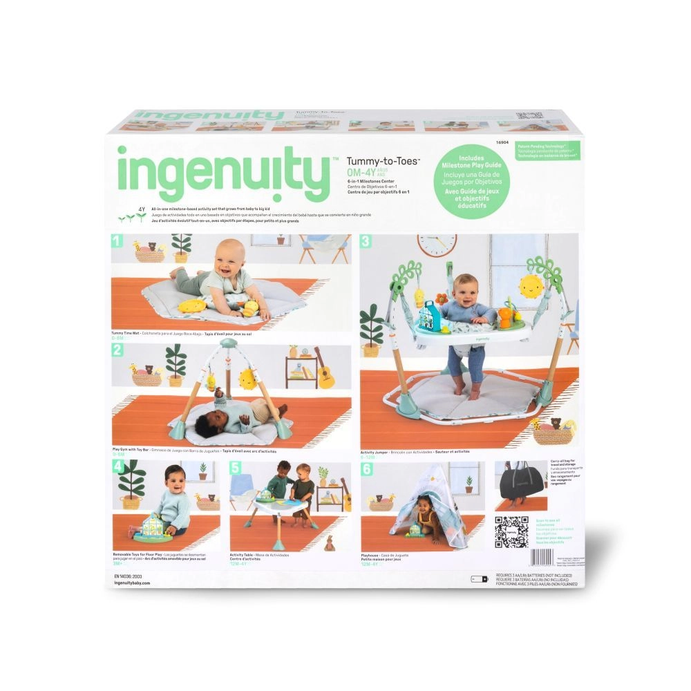 Tummy to Toes 6-in-1 Milestones Center - 0 months