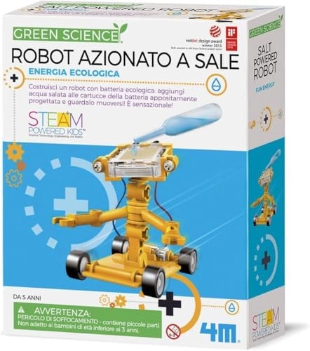 Green Science Salt Powered Robot - Science