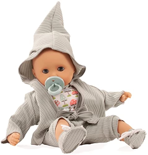 Muffin Lucky Mushroom Doll - 33 cm Vinyl Blue Sleeping Eyes Ages 18 months+