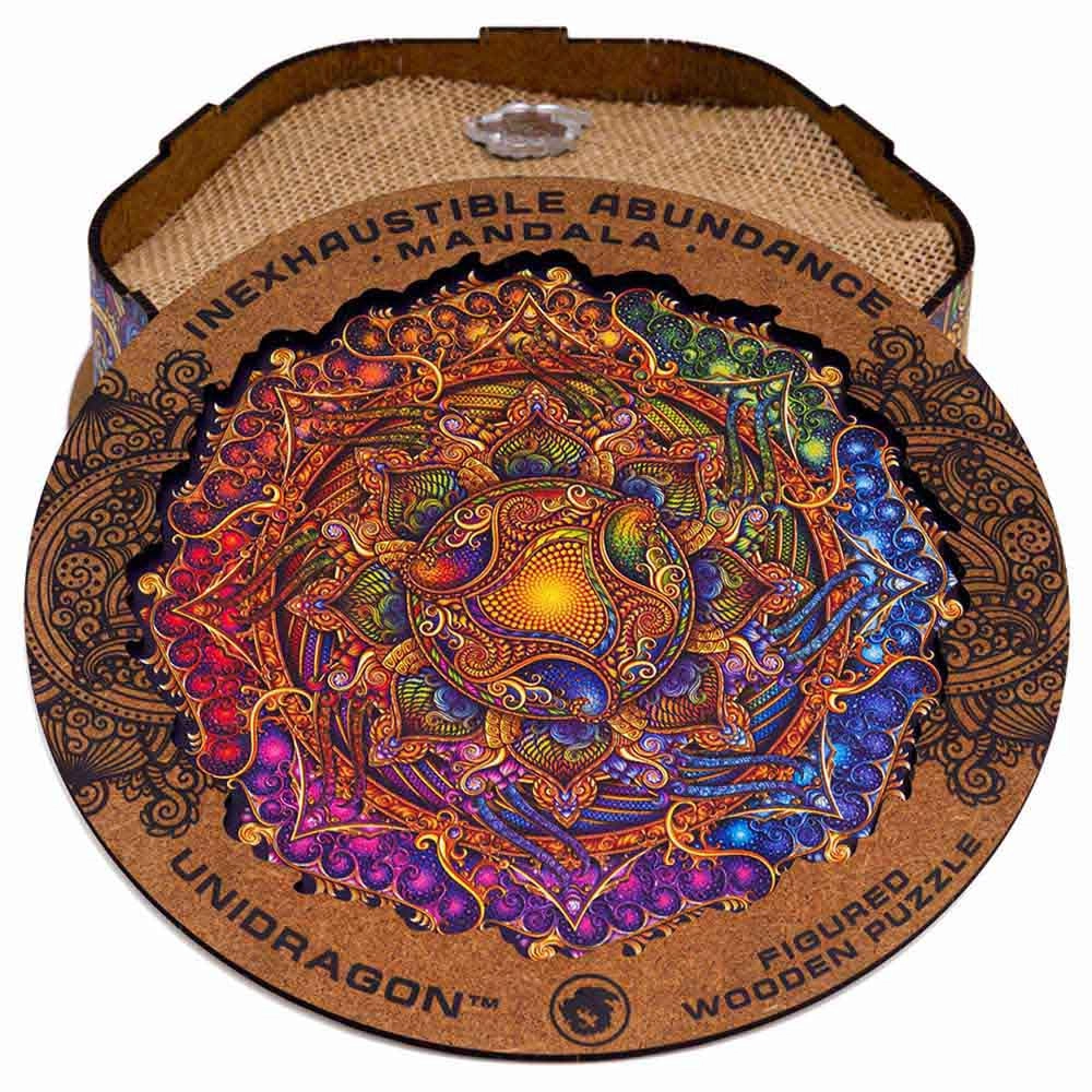 Mandala Inexhaustible Abundance Wooden Puzzle (4107390-Inexhaustible_Abundance_KS) - 350 pcs