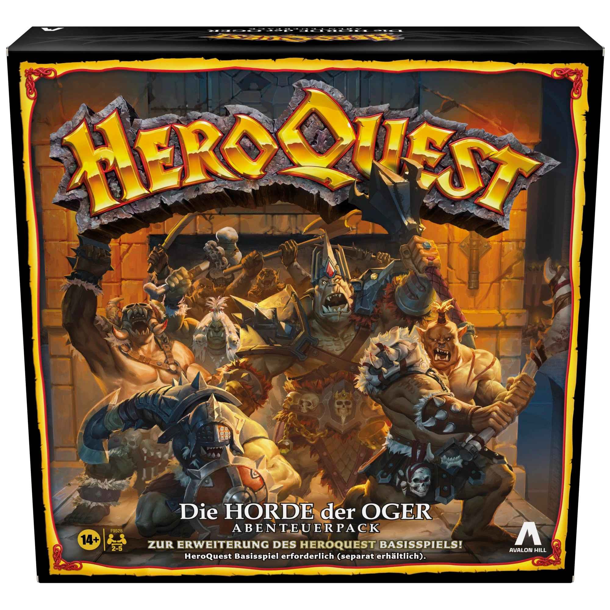 Hasbro HeroQuest: The Horde of The Ogres Adventure Pack (German)
