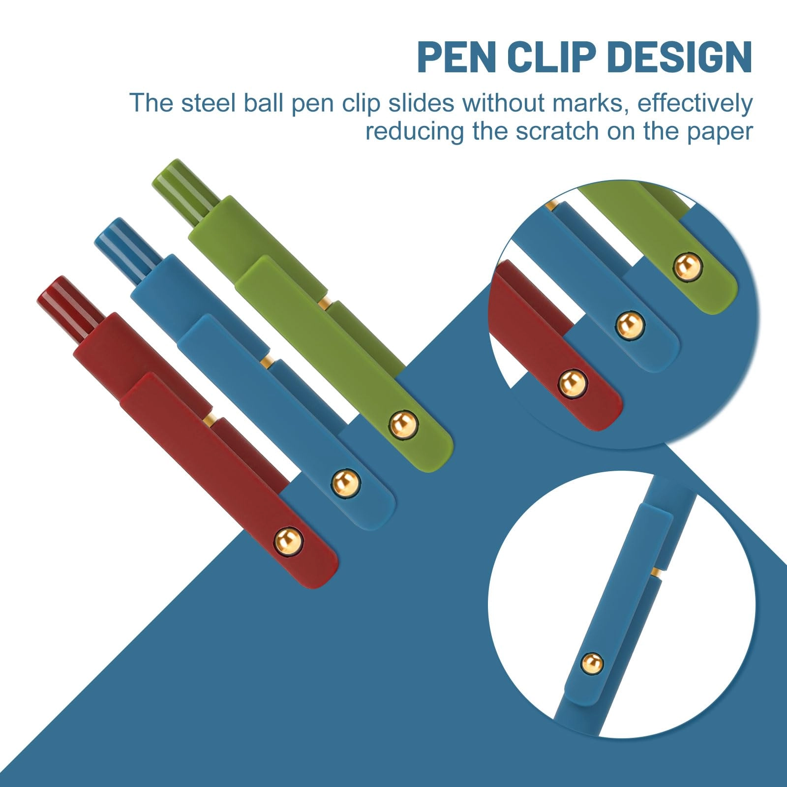 Gel Pens - 6 Pcs 0.5mm