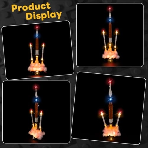 Light Compatible with Lego NASA Artemis Space Launch System Rocket 42221 - Touch version LED