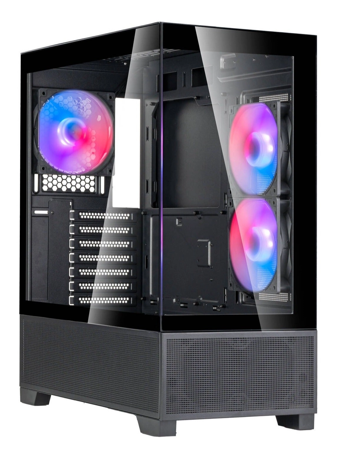 Silverstone Lucid 05 - 270° panoramic tempered glass Mid Tower