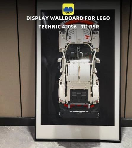 Display Wallboard - aluminum alloy for LEGO Technic Porsche 911 RSR Race Car 42096